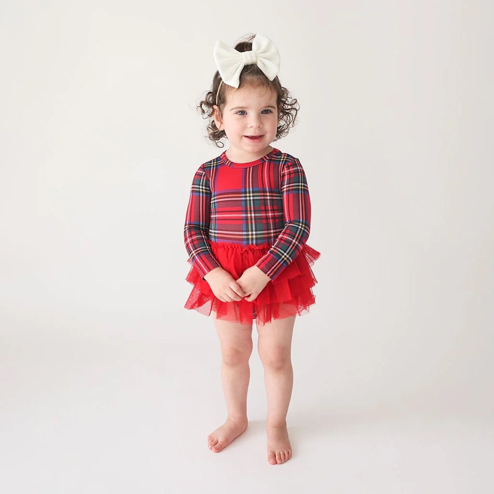 Posh Peanut Plaid Dress